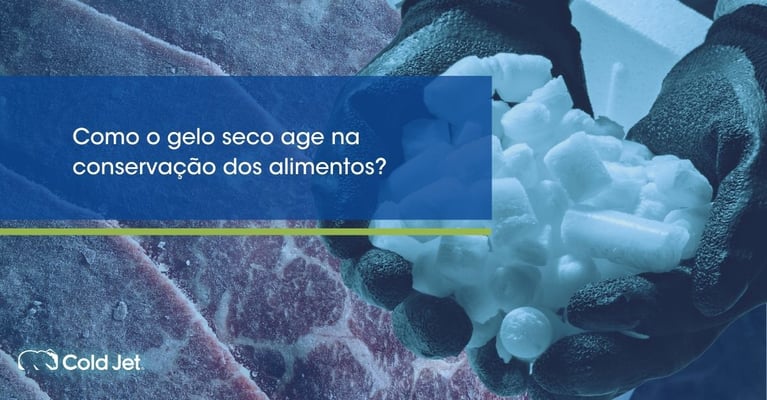 Como o gelo seco age na conservação dos alimentos?