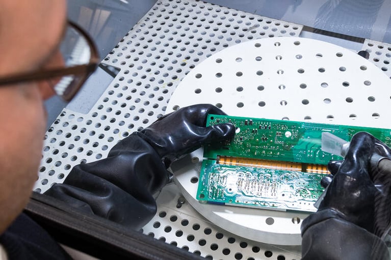Por que o gelo seco é a melhor solução para limpeza de placas eletrônicas?
