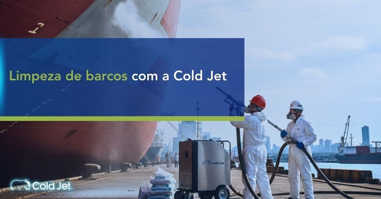 Limpeza de barcos: métodos seguros e tecnologia com gelo seco