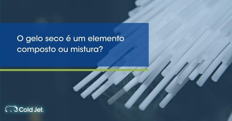 O gelo seco é um elemento composto ou mistura?