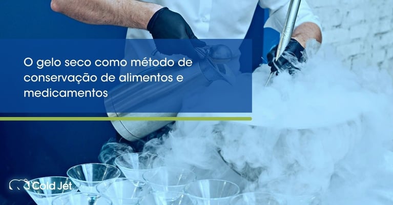 O gelo seco como método de conservação de alimentos e medicamentos