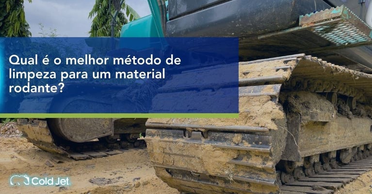 Qual é o melhor método de limpeza para um material rodante?
